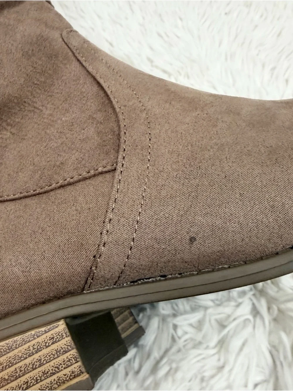 Kohl's SO Othonna Taupe Slouchy Knee High Boots Size 8.5 Wide Calf NIB